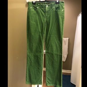 LOFT Green Corderoy Pants